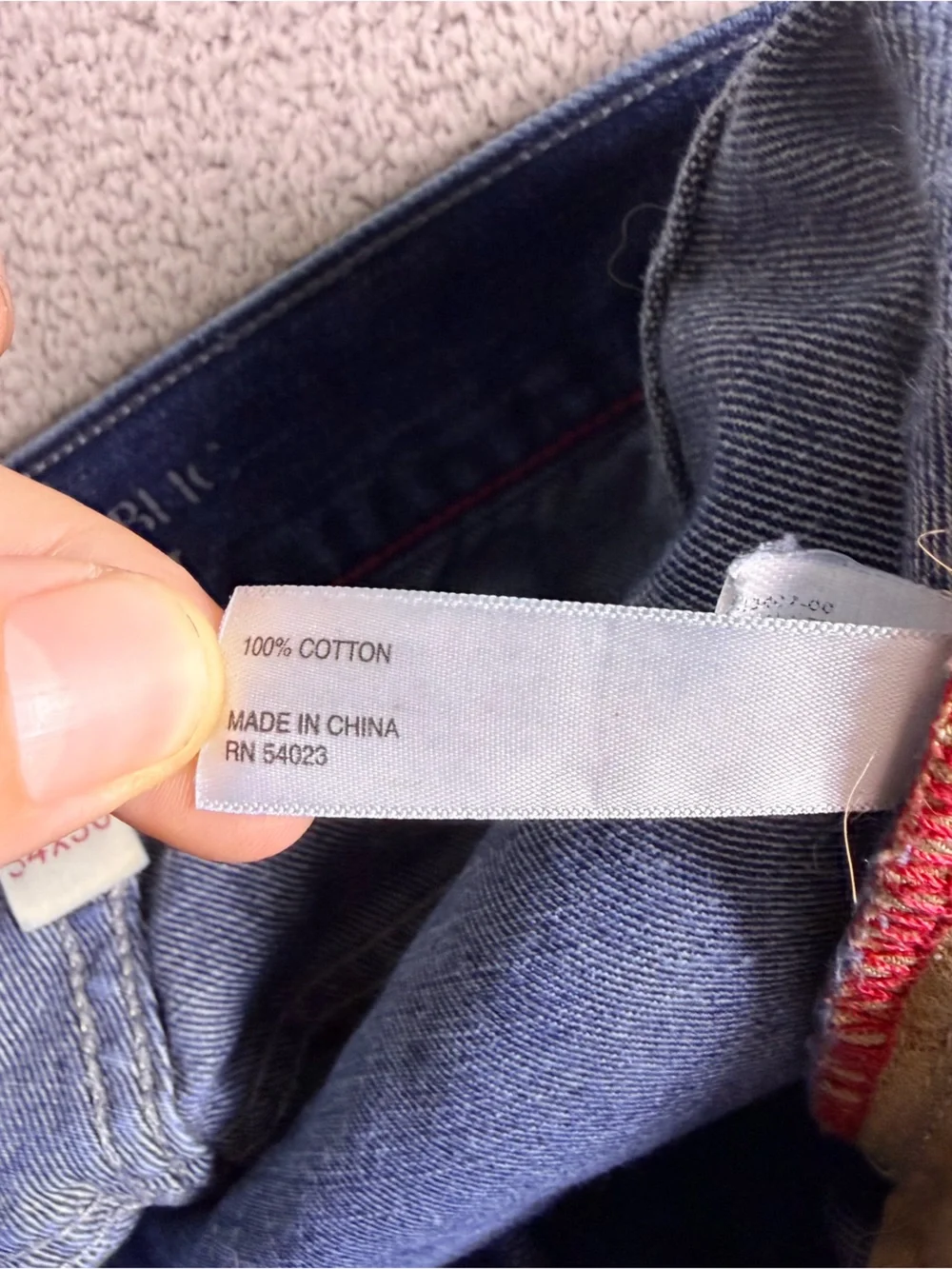 Banana Republic Vintage Straight Jeans Mens 34x30 Medium Wash Denim Whisker Fade